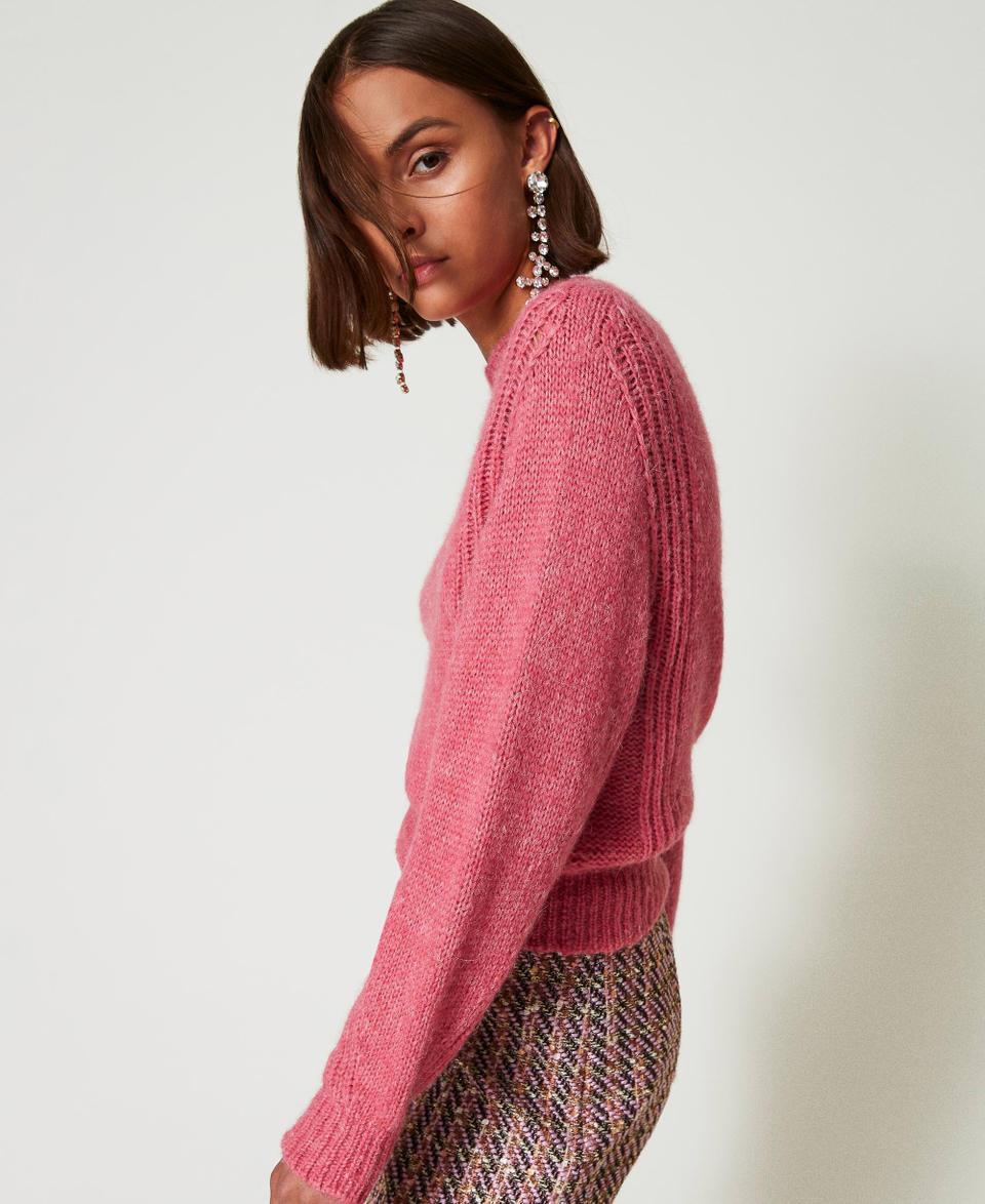 Twin Set Maglia lupetto in misto lana seamless Negozi Online