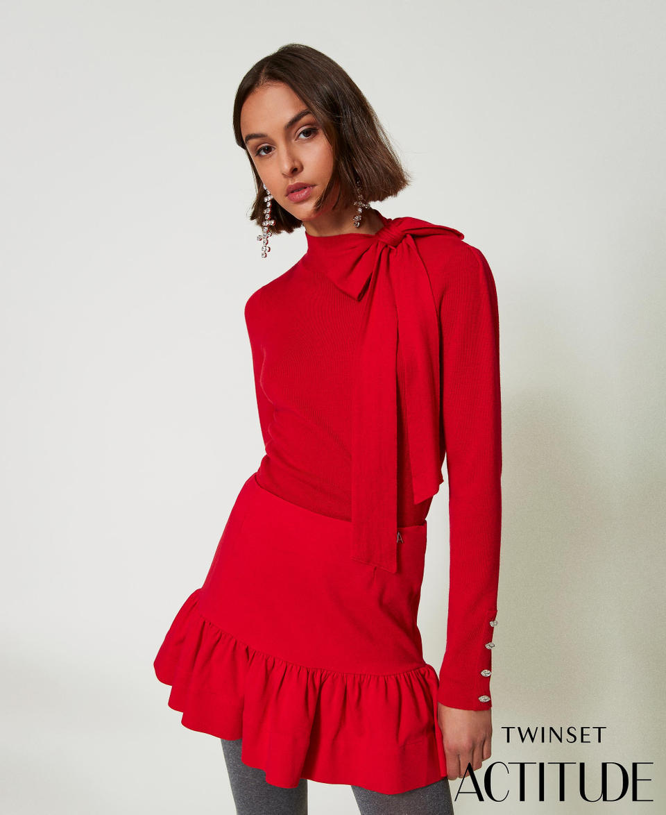 Twin Set Minigonna con balza Presa