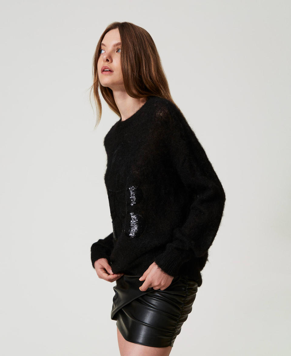 Twin Set Maglia MYFO in lana e mohair Offerte