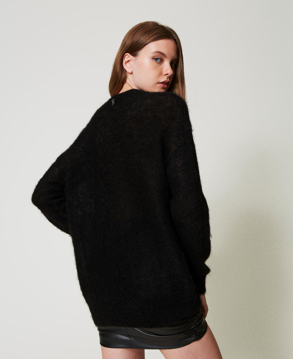 Twin Set Maglia MYFO in lana e mohair Offerte