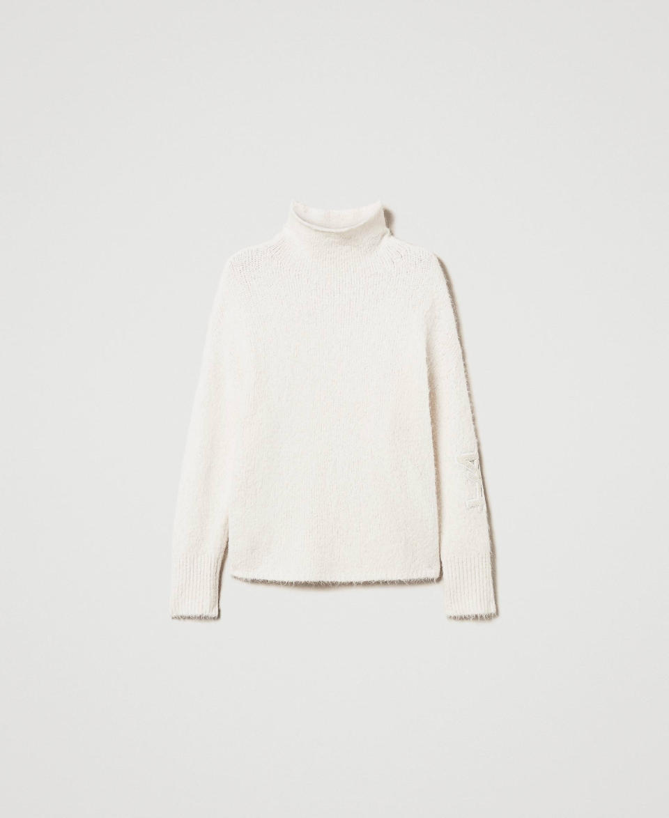 Twin Set Maglia MYFO in misto alpaca Hotsell