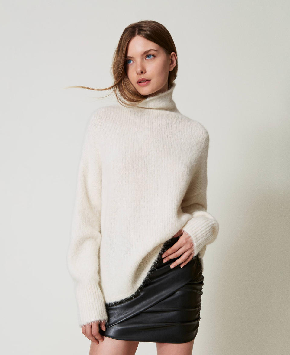 Twin Set Maglia MYFO in misto alpaca Hotsell