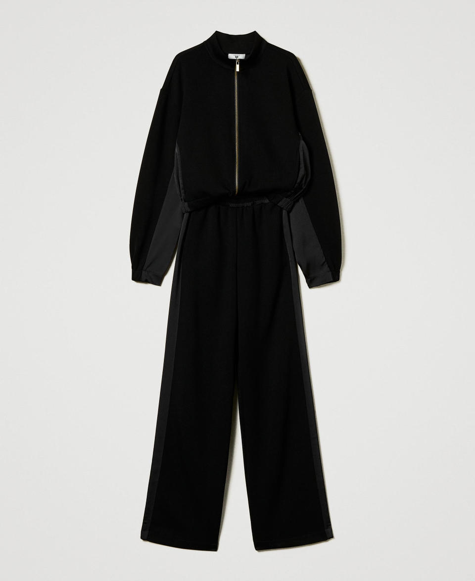 Twin Set Felpa con zip e pantaloni a palazzo Offerte giornaliere