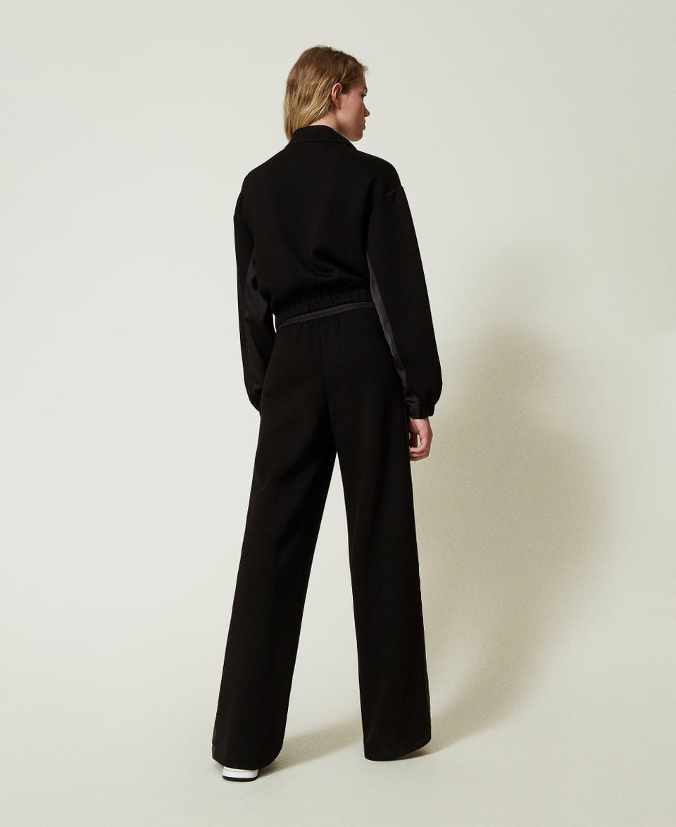 Twin Set Felpa con zip e pantaloni a palazzo Offerte giornaliere