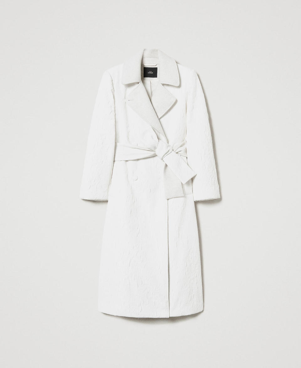 Twin Set Cappotto doppiopetto goffrato 2025