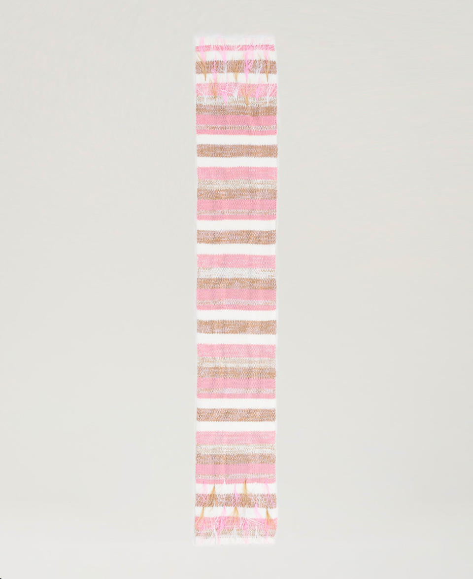 Twin Set Sciarpa jacquard con piume Qualità Garantita