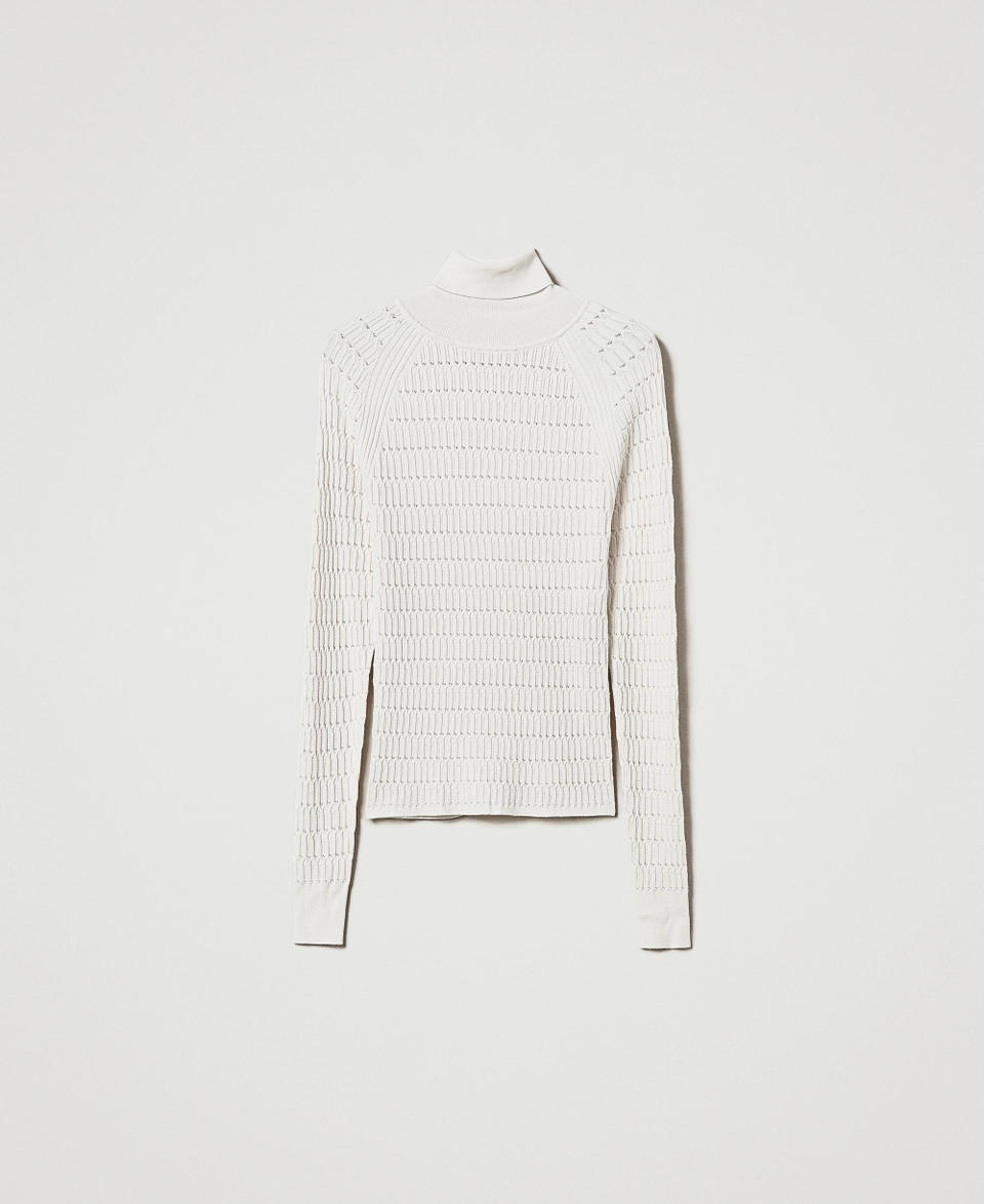 Twin Set Maglia fitted a collo alto Consegna Veloce