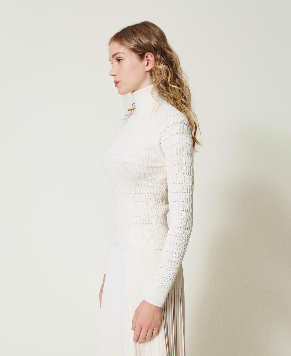 Twin Set Maglia fitted a collo alto Consegna Veloce