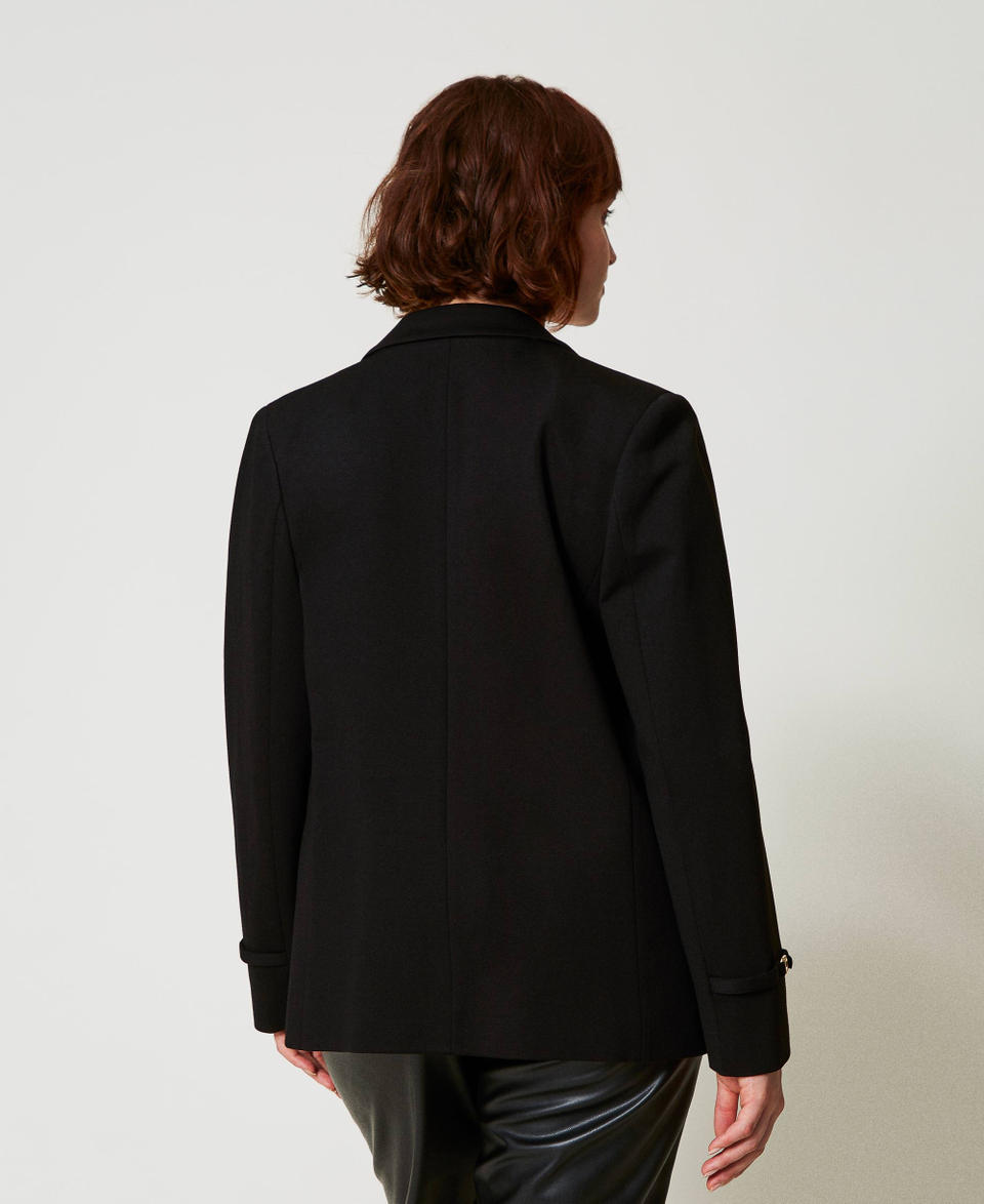 Twin Set Giacca blazer con cinturino Oval T Shopping Online