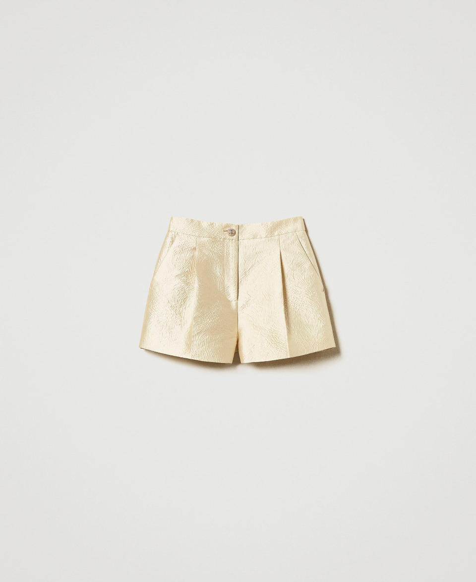 Twin Set Shorts in broccato jacquard Convenienza
