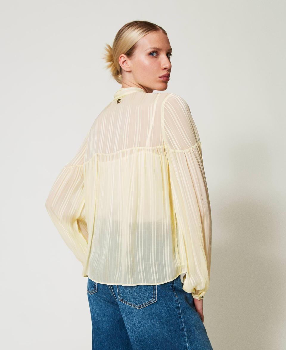 Twin Set Blusa jacquard a righe Economico