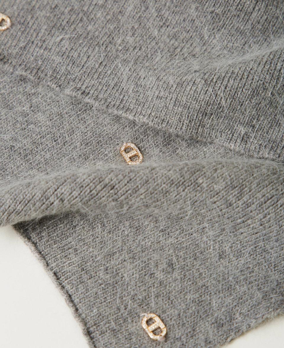 Twin Set Sciarpa in maglia con Oval T Shopping Online