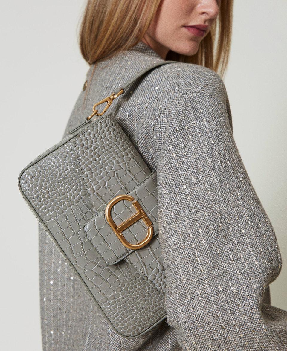Twin Set Borsa a tracolla 'Amie' media a stampa cocco Offerta