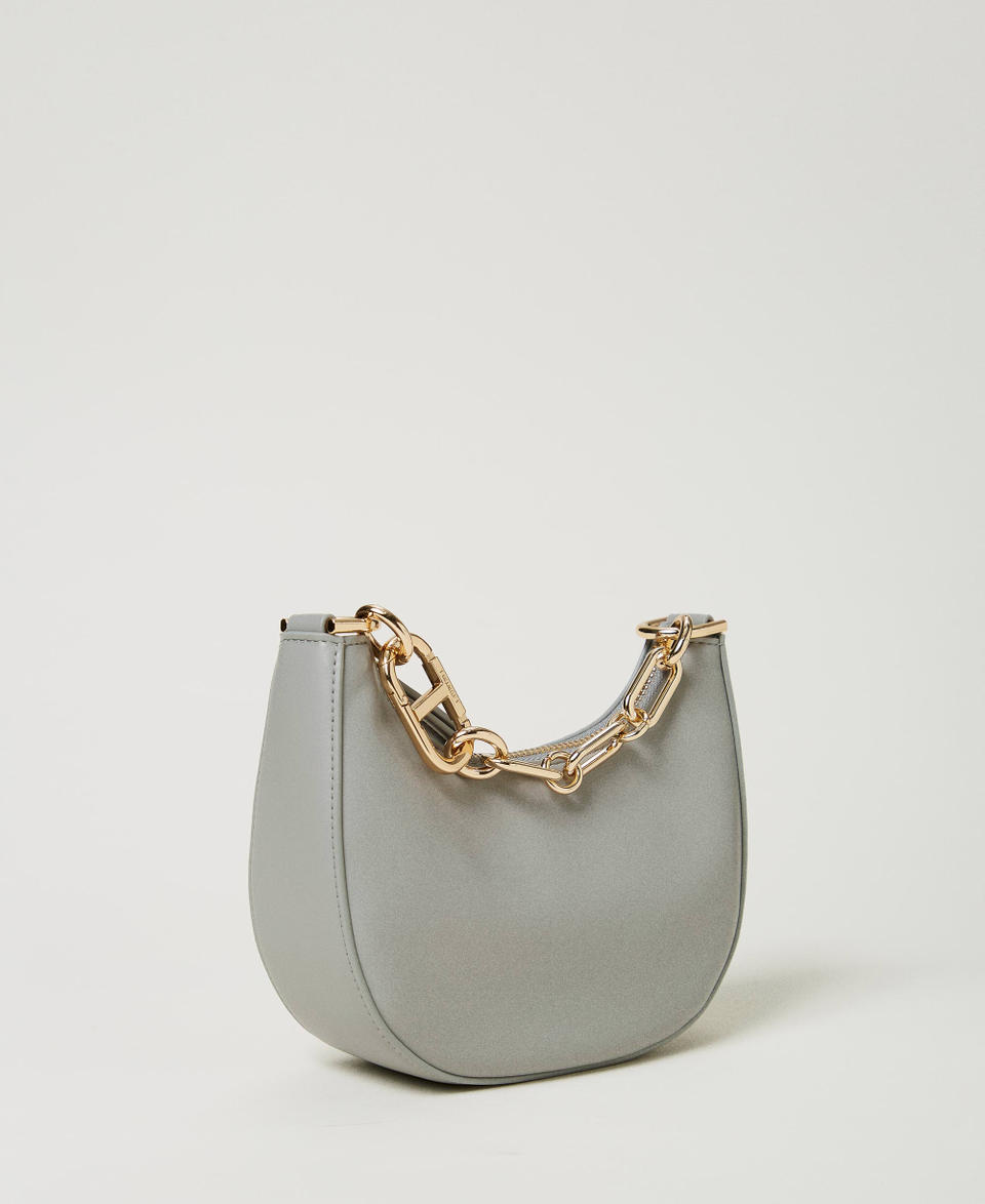 Twin Set Borsa ‘Mini Croissant’ con chiusura Oval T Economico