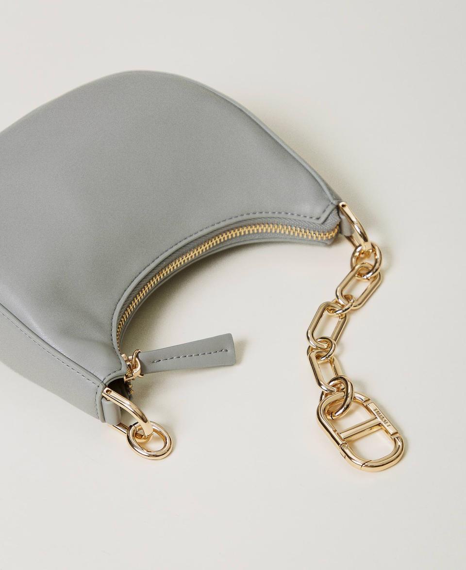 Twin Set Borsa ‘Mini Croissant’ con chiusura Oval T Economico