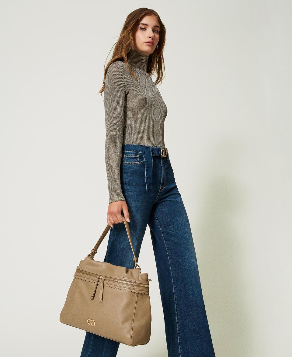 Twin Set Borsa top handle ‘Cécile’ grande In Vendita
