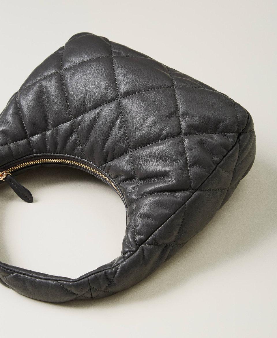 Twin Set Borsa hobo media quilted imbottita In Saldo
