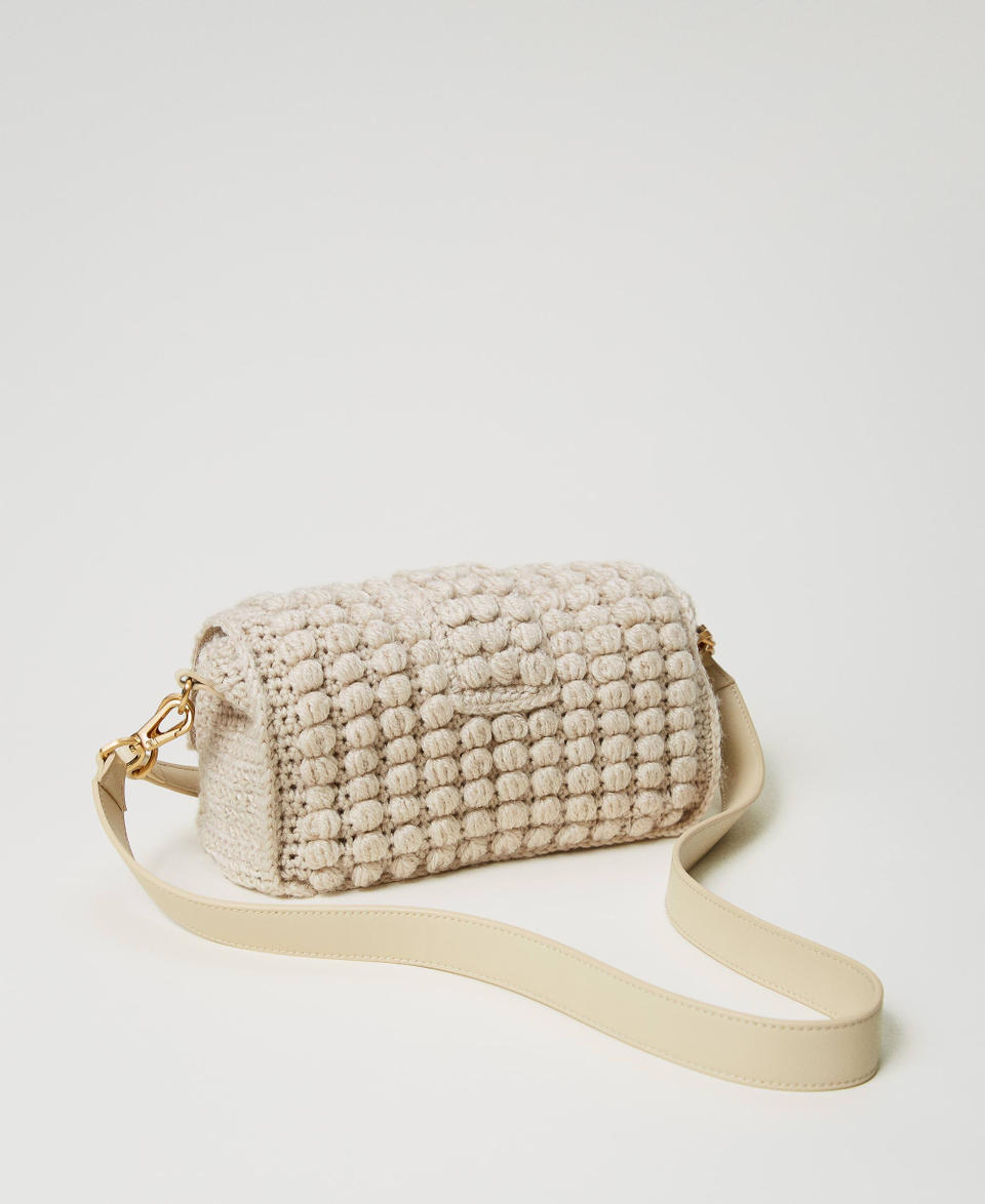 Twin Set Borsa a tracolla 'Amie' media in tricot Acquista Ora