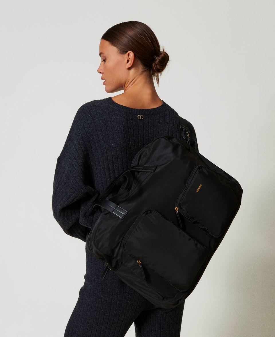 Twin Set Borsa shopper in tessuto tecnico Sottocosto