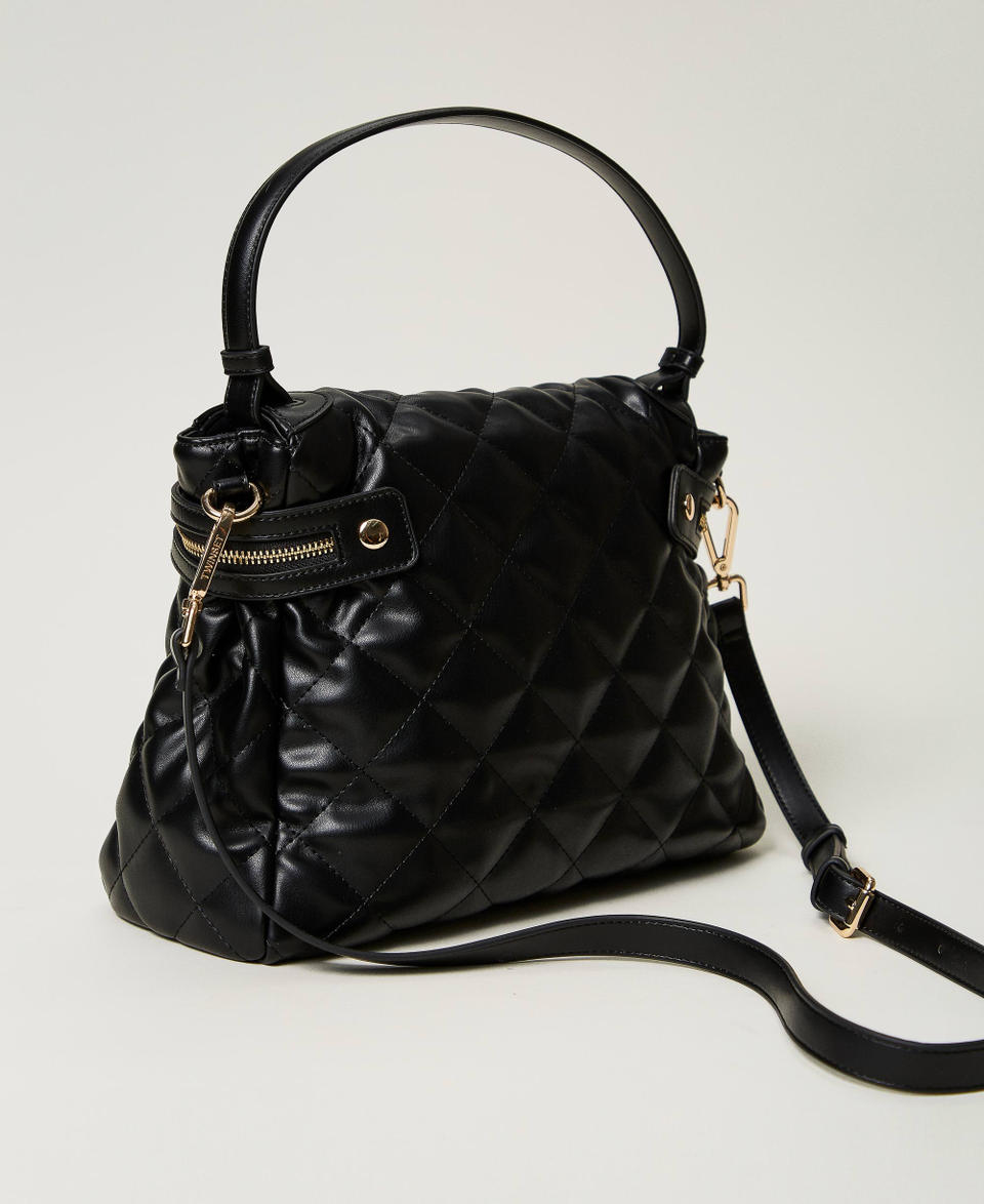 Twin Set Borsa top handle ‘Cécile’ grande trapuntata Convenienza