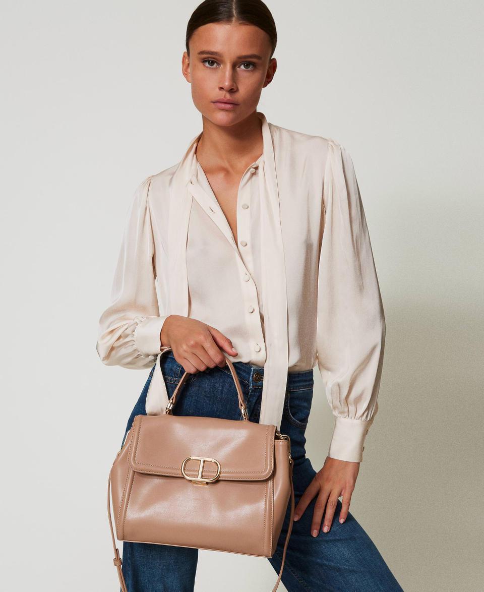 Twin Set Borsa top handle ‘Brera’ con apertura Oval T I Più Venduti