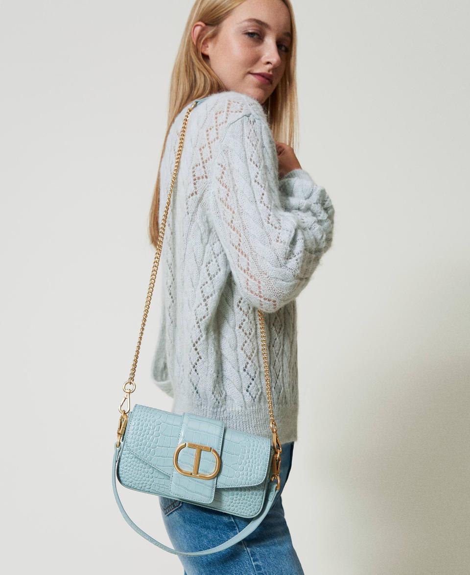 Twin Set Borsa a tracolla 'Amie' piccola a stampa cocco Vendite Flash