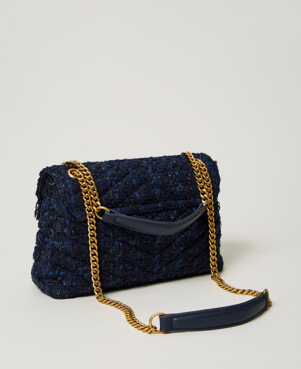 Twin Set Borsa a tracolla 'Dreamy' media in tweed Nuova