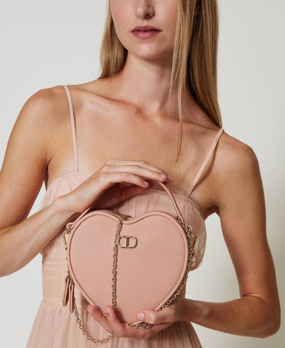 Twin Set Borsa a tracolla a cuore 'Mon Amour' In Linea