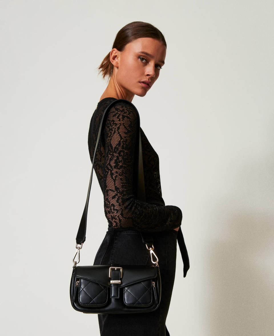 Twin Set Borsa a tracolla con tasche trapuntate Nuovo