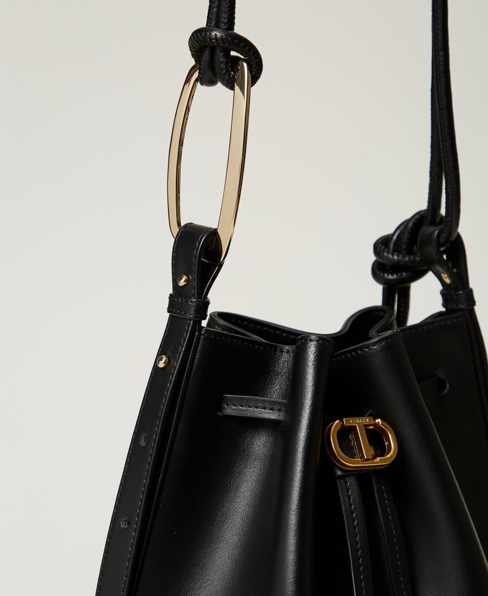 Twin Set Borsa a secchiello 'Jane' in pelle Qualità