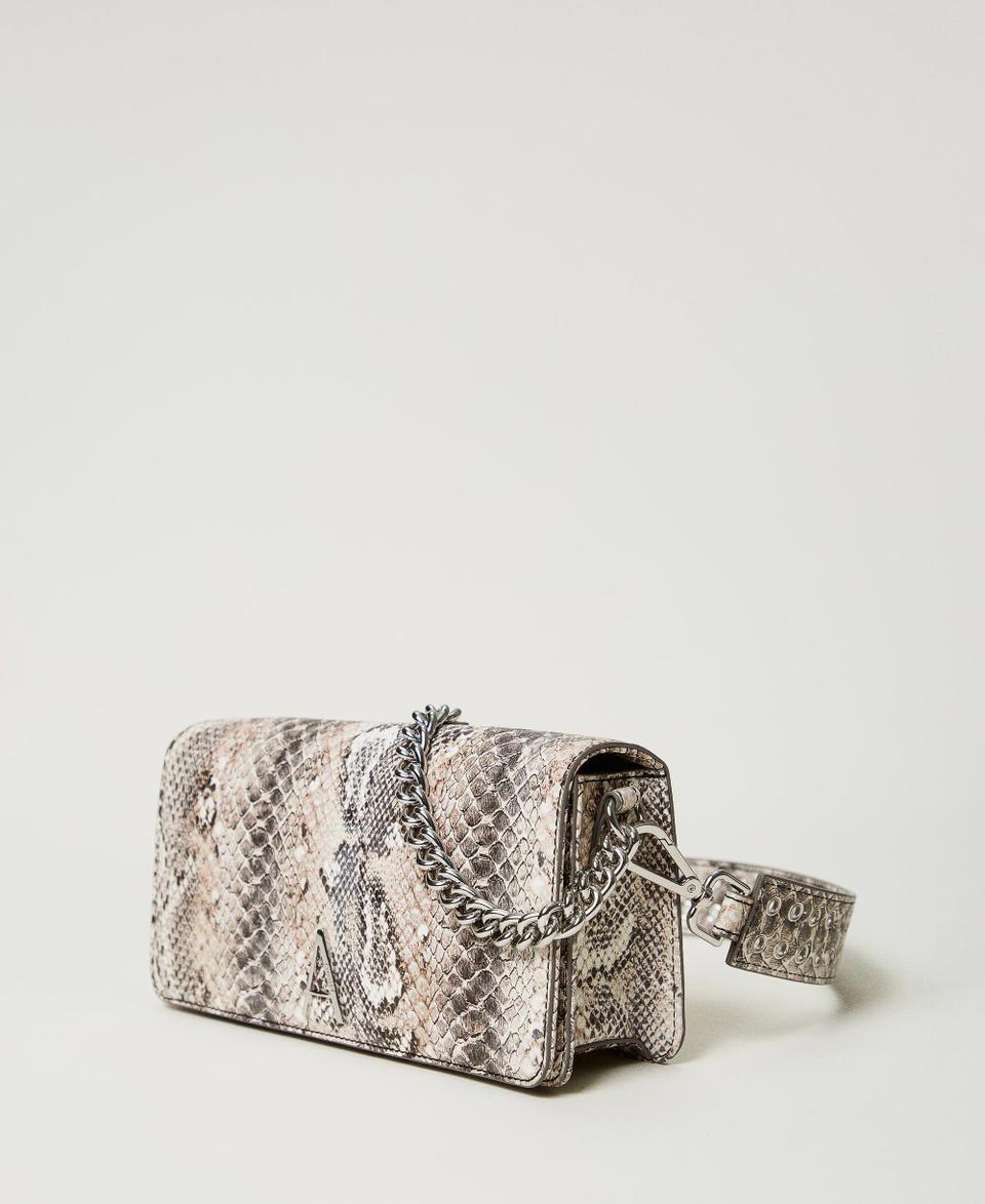 Twin Set Borsa a tracolla con stampa snake Promozione