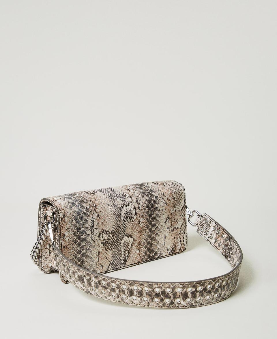 Twin Set Borsa a tracolla con stampa snake Promozione