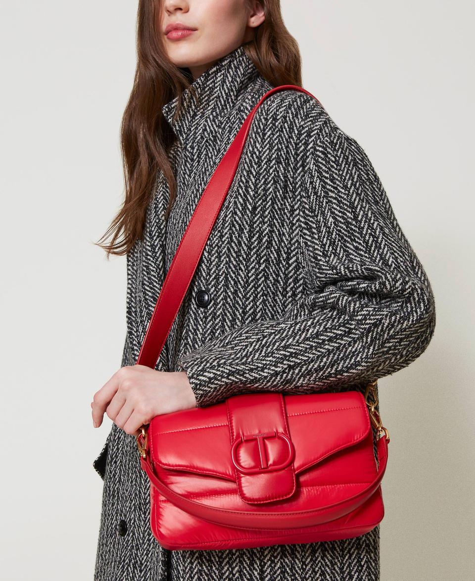 Twin Set Borsa a tracolla 'Amie Ski' media in nylon Spedizione Gratuita