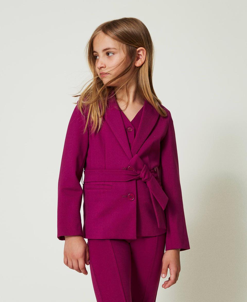 Twin Set Giacca blazer monopetto con cintura Qualità Garantita