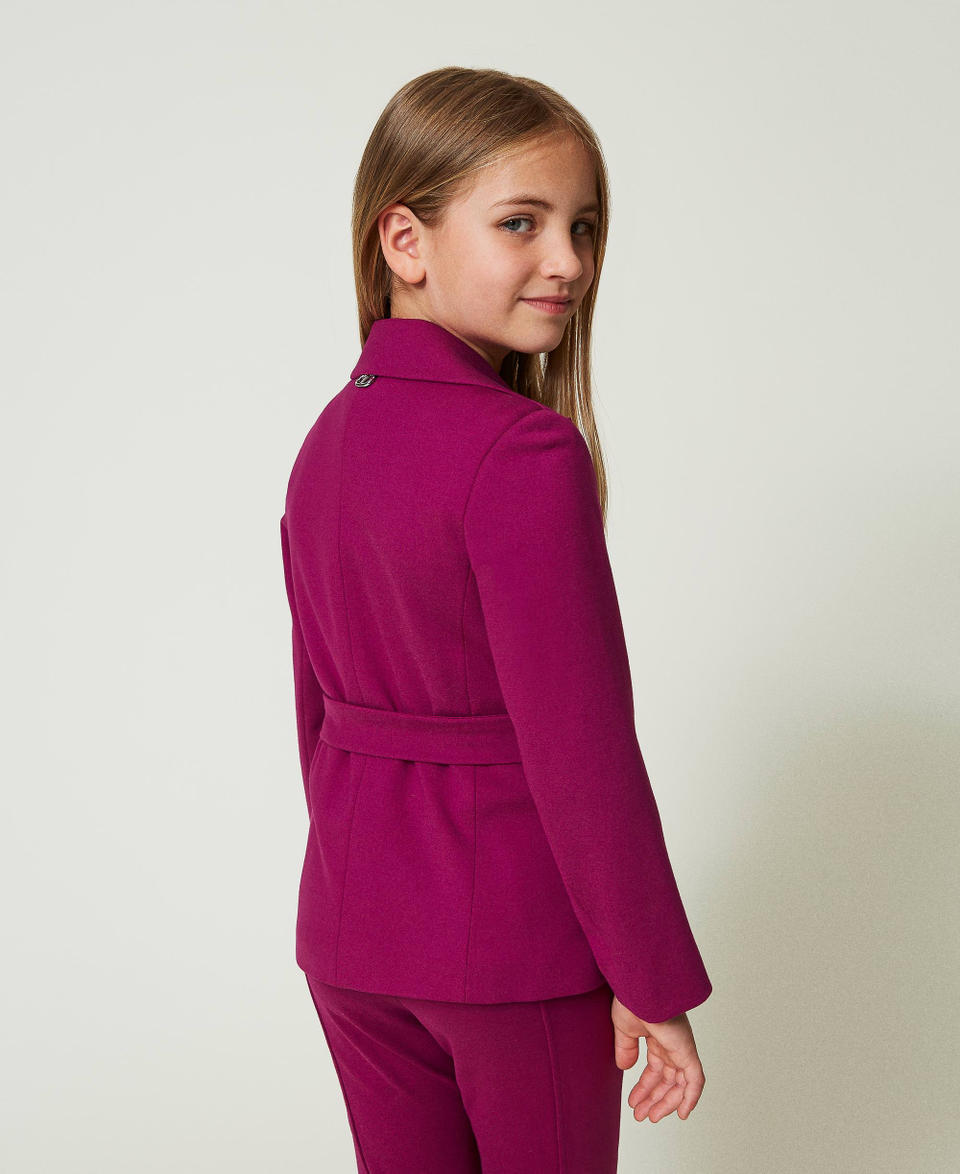 Twin Set Giacca blazer monopetto con cintura Qualità Garantita