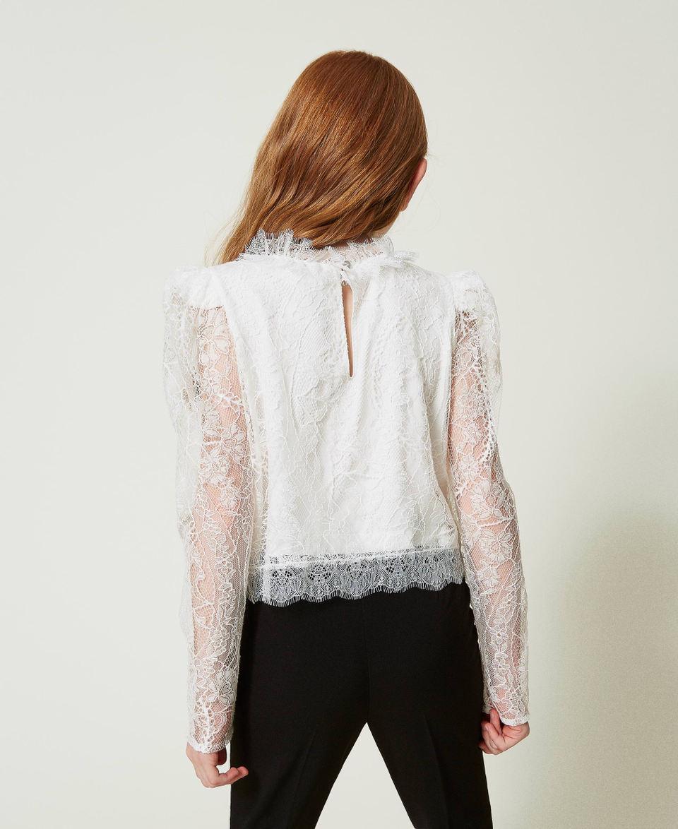 Twin Set Blusa in pizzo Valenciennes Prezzo Ridotto