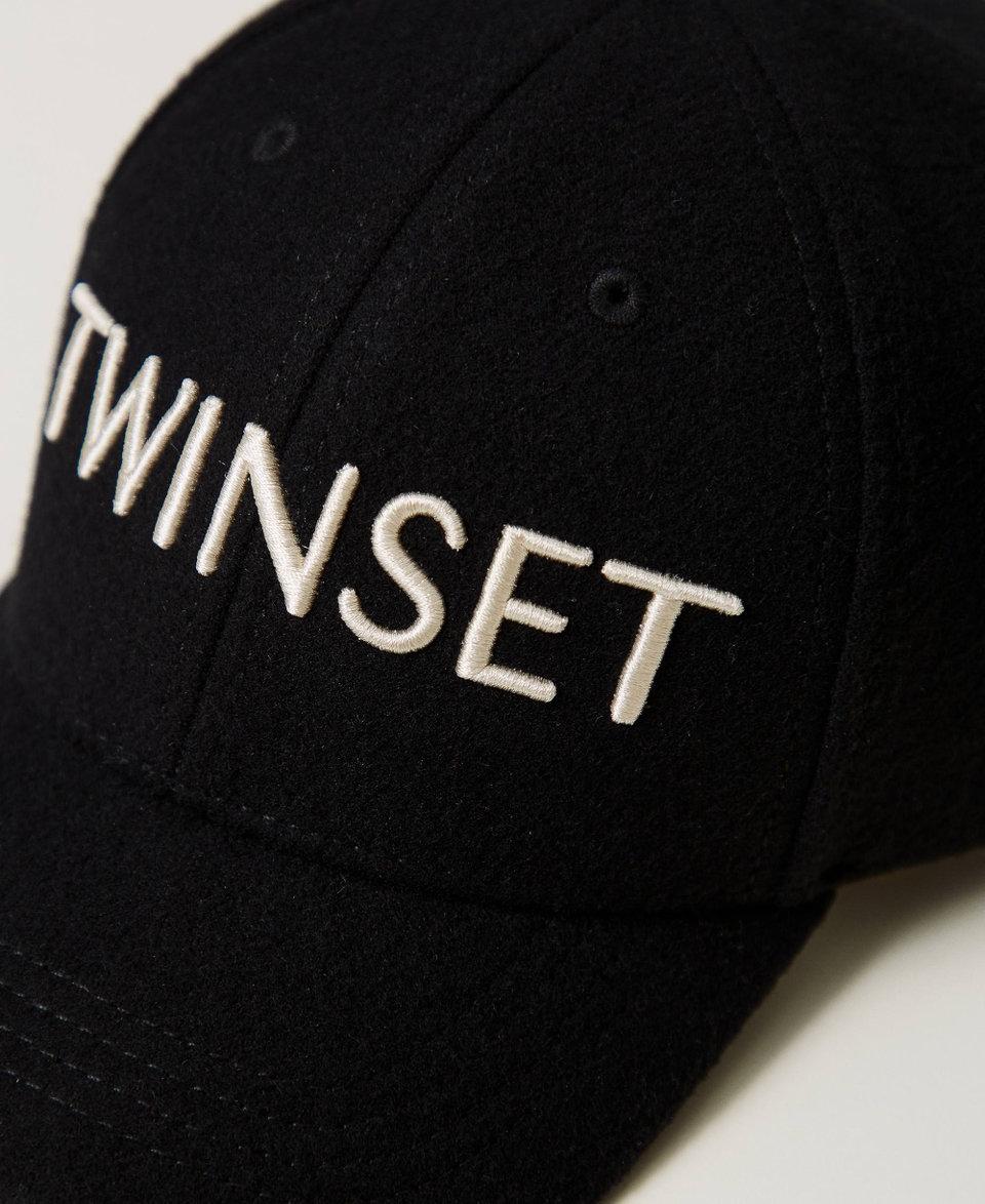 Twin Set Cappello da baseball in panno con logo Convenienza