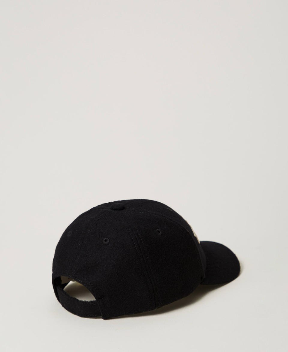 Twin Set Cappello da baseball in panno con logo Convenienza