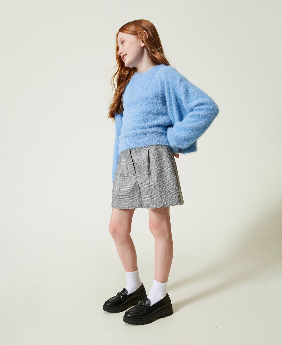 Twin Set Shorts in principe di Galles Presa
