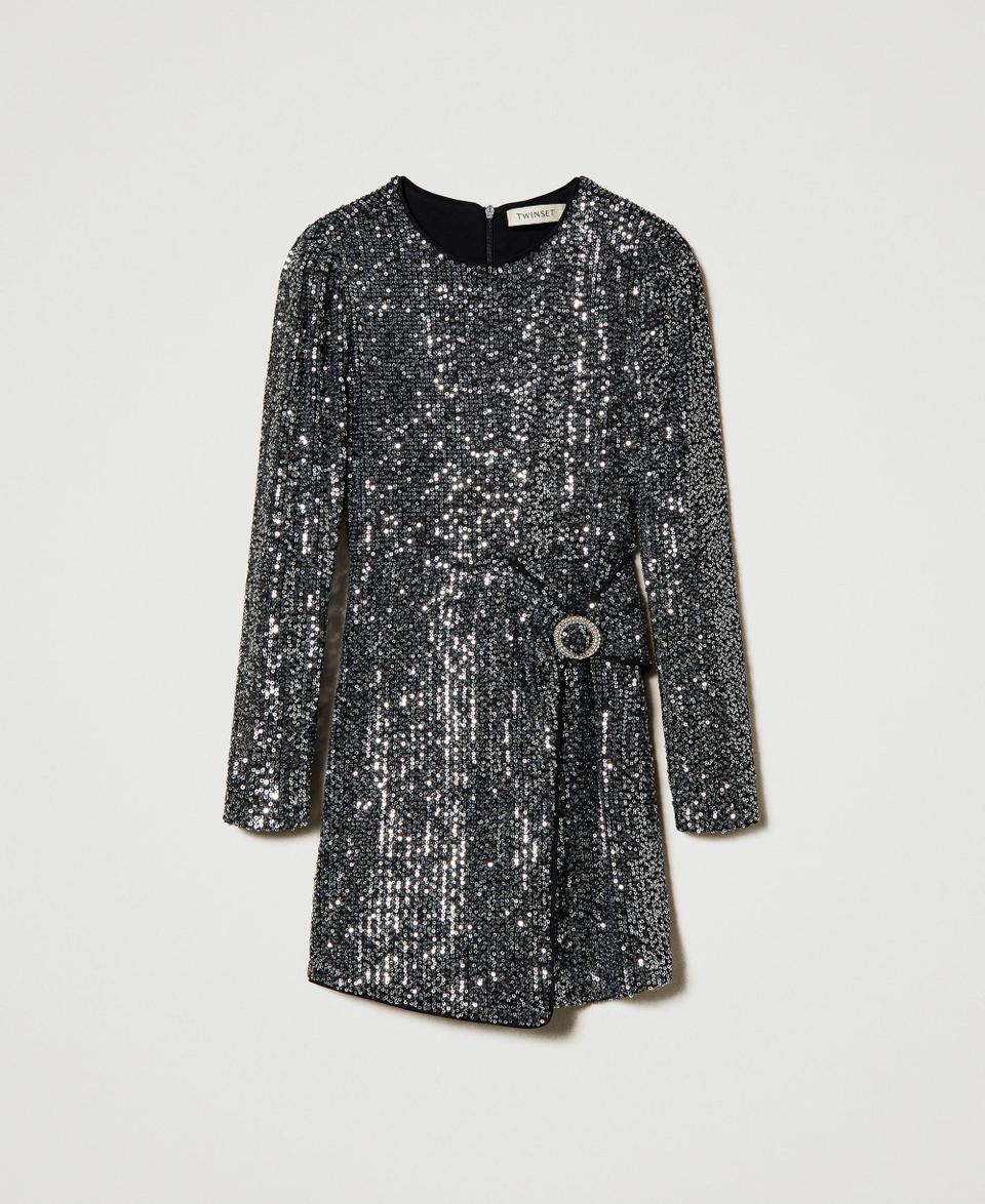 Twin Set Abito corto in full paillettes Economico