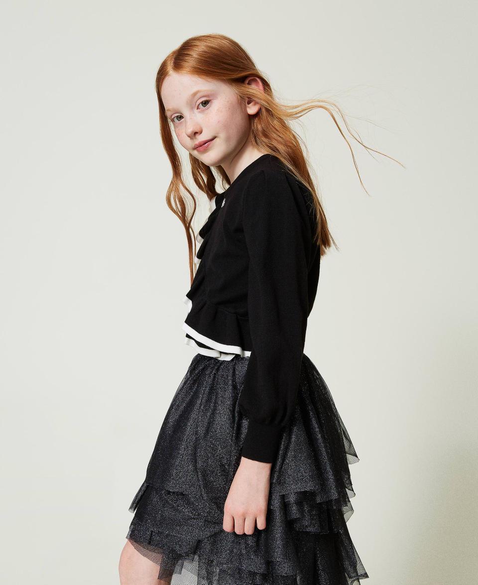 Twin Set Maglia regular con doppia balza In Saldo
