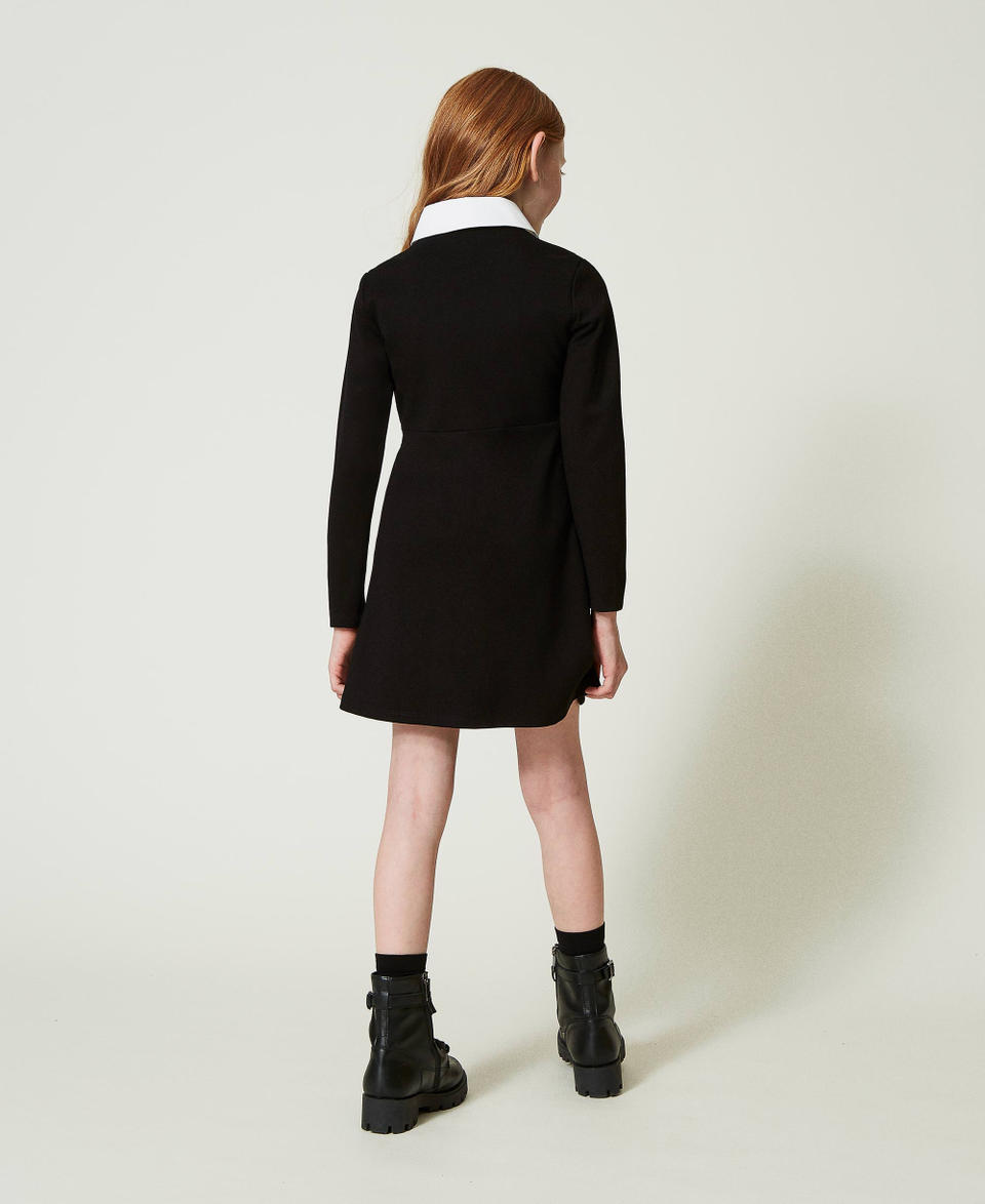 Twin Set Abito corto con volant in organza 2025