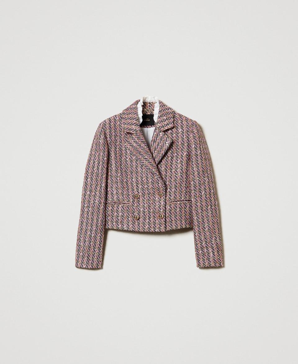 Twin Set Giacca blazer in bouclé e lurex Outlet