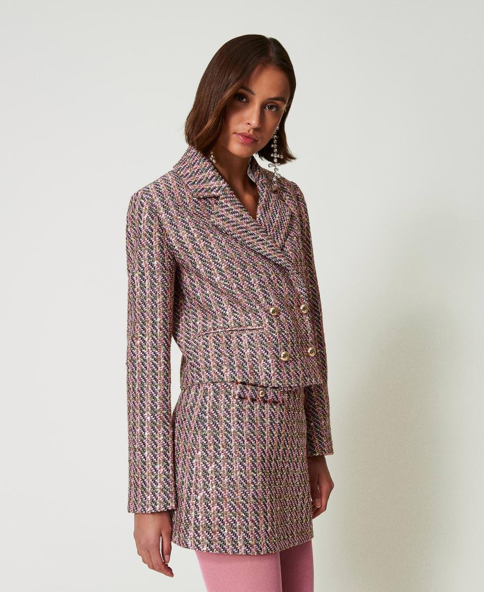 Twin Set Giacca blazer in bouclé e lurex Outlet