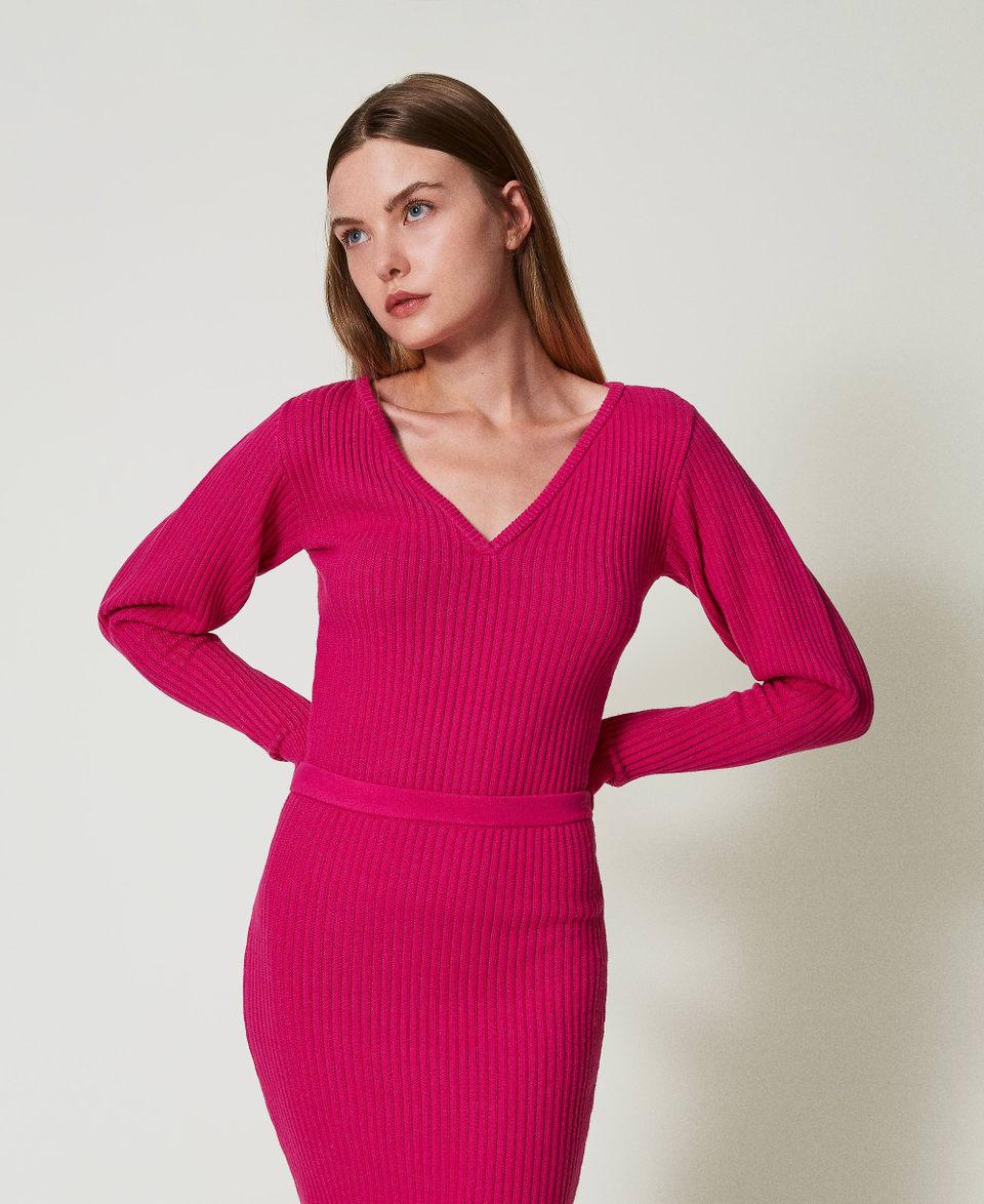 Twin Set Maglia fitted a coste Offerte