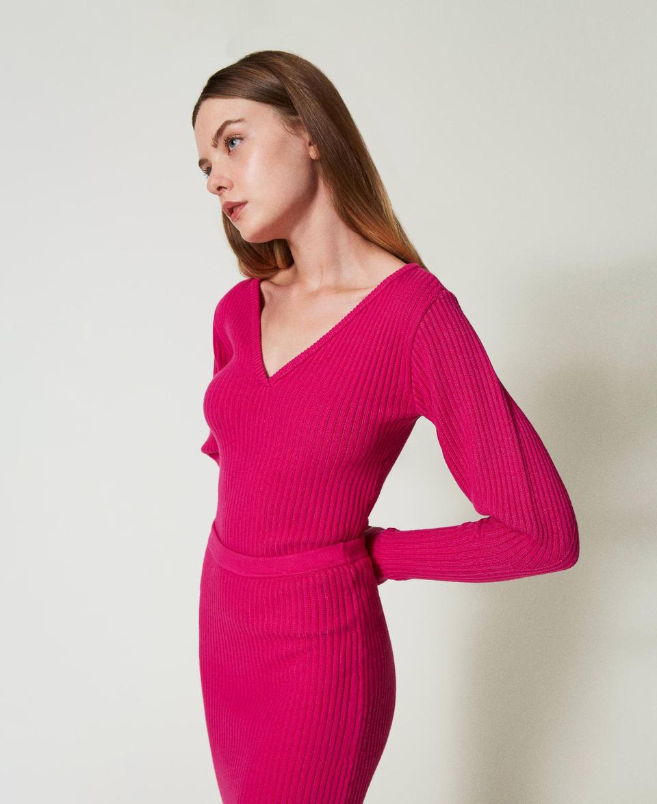 Twin Set Maglia fitted a coste Offerte