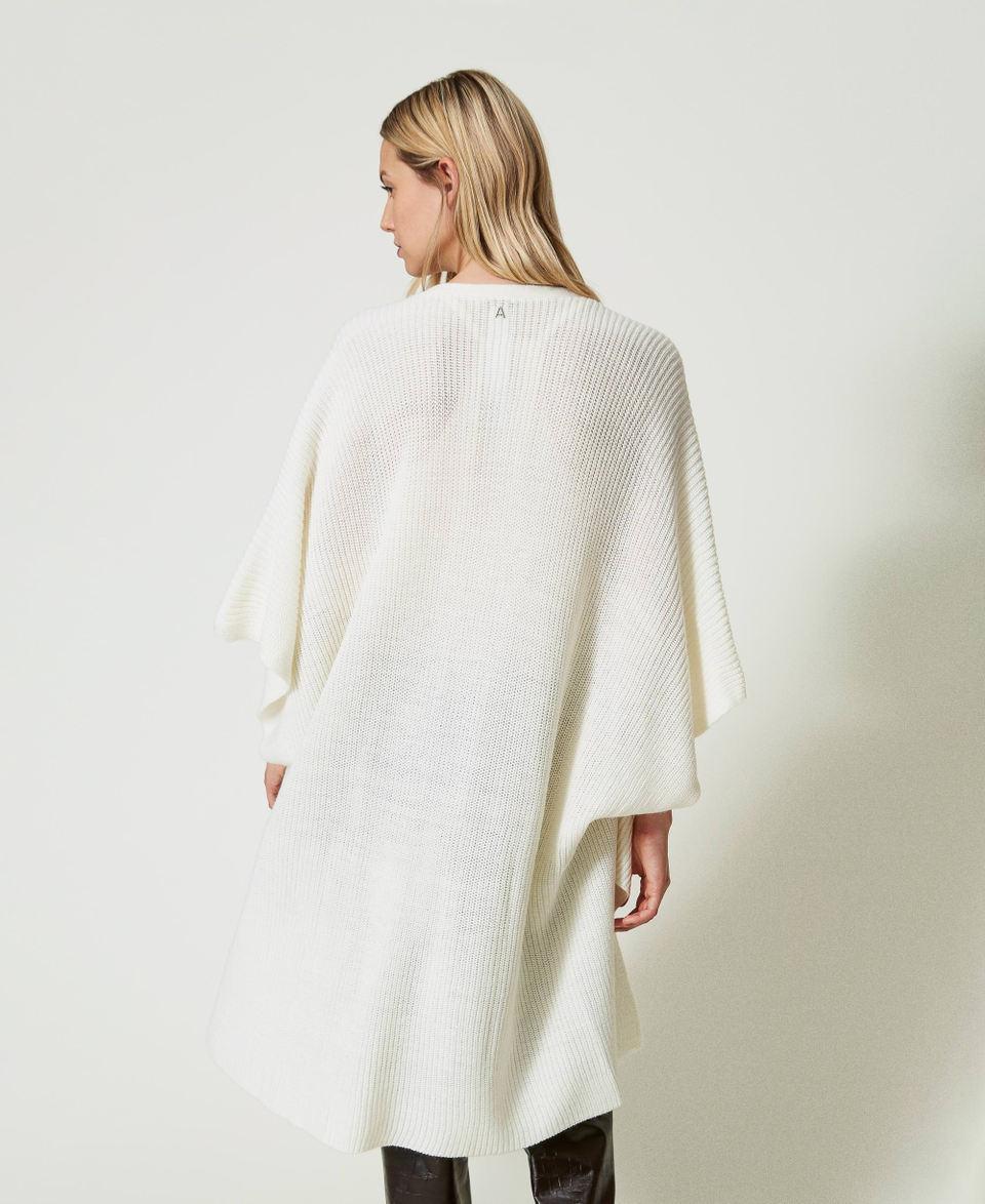 Twin Set Poncho in maglia con ricami Hotsell
