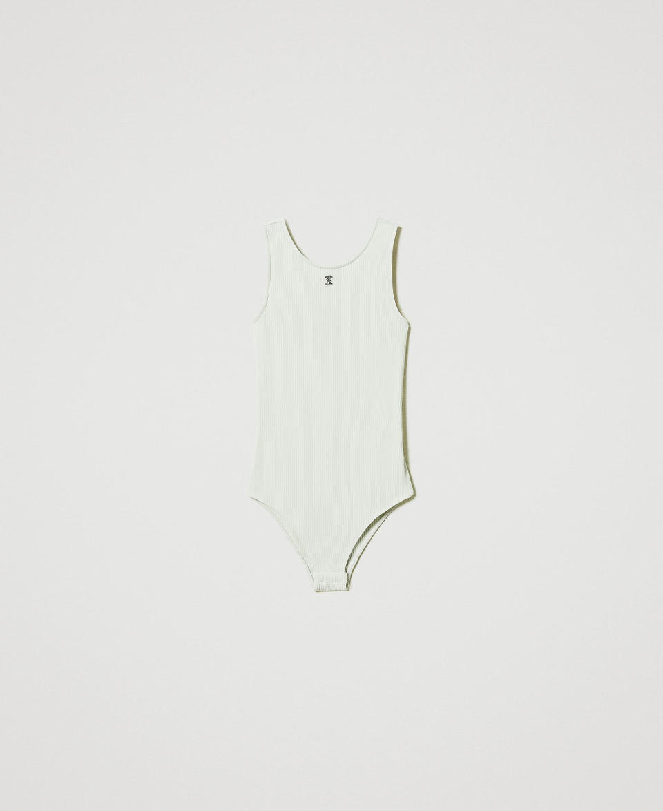 Twin Set Body MYFO a costine con logo Nuovo