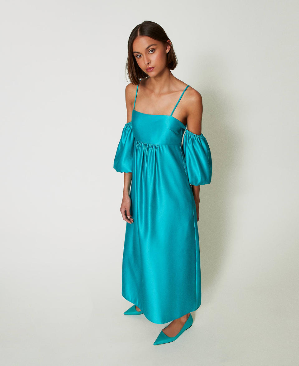 Twin Set Abito lungo in duchesse Fino Al -60%