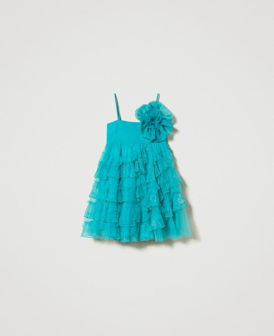 Twin Set Abito corto in tulle e organza Affare Del Giorno